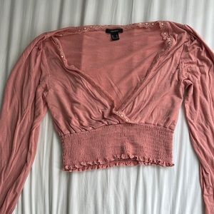 Cute pink top from Forever 21